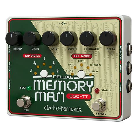 electro harmonix deluxe memory man big box|analog delay with tap tempo.